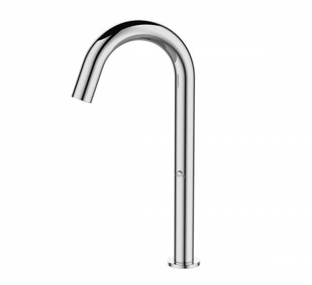 Deck Mounted Infrared Sensor tap in silver color