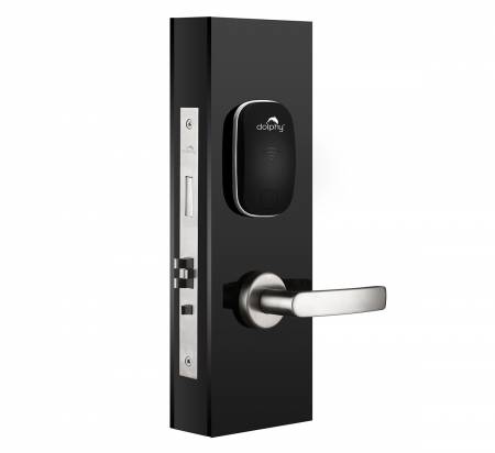 Black Matte finish RFID door lock with rfid card 