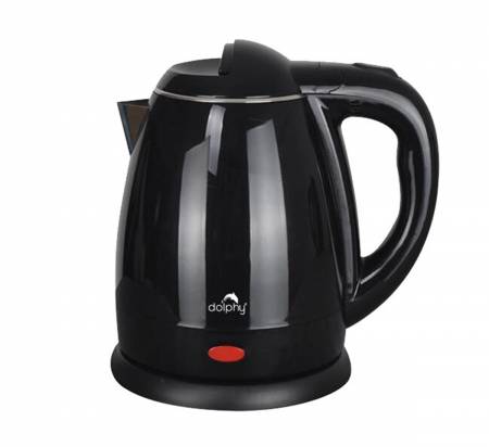 Black gloss finish electric kettle 