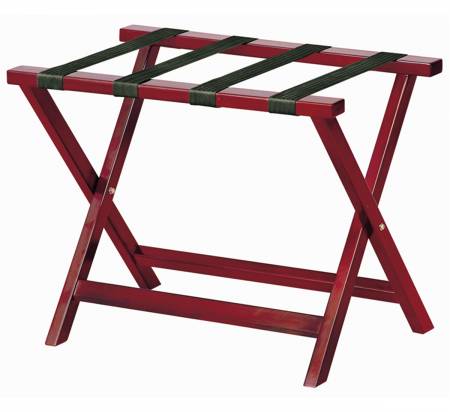 Red Cherry Wooden Folding Luggage Rack