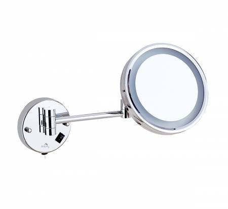 Glossy Yellow LED Magnifying Mirror 