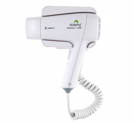 White Anion Air Function Hair Dryer With Holder