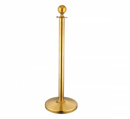 Gold Finish Stainless Steel 350mm Base Queue-manager 