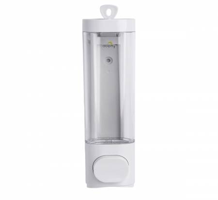White transparent manual shampoo dispenser with 300ml 