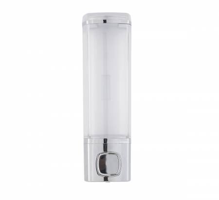 Silver ABS Manual Shampoo Dispenser With 280ml